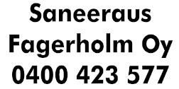 Saneeraus Fagerholm Oy logo